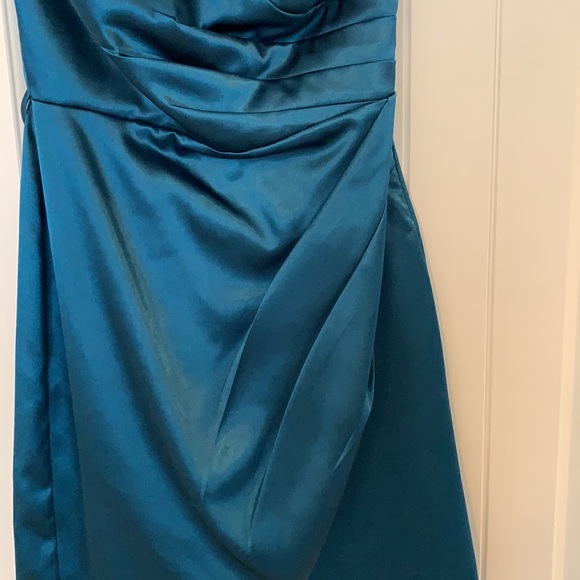 Teal Cocktail/Formal Dress - Picture 3 of 5